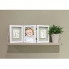 Rama foto tripla cu kit amprenta 2D - Happy Hands Baby - Dooky
