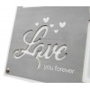 Rama foto cu kit amprenta 2D - Love you Forever - Dooky