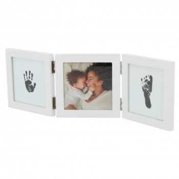 Rama foto cu kit amprenta cu tus - Small - Happy Hands - Dooky Rama foto cu kit amprenta cu tus - Small - Happy Hands - Dooky