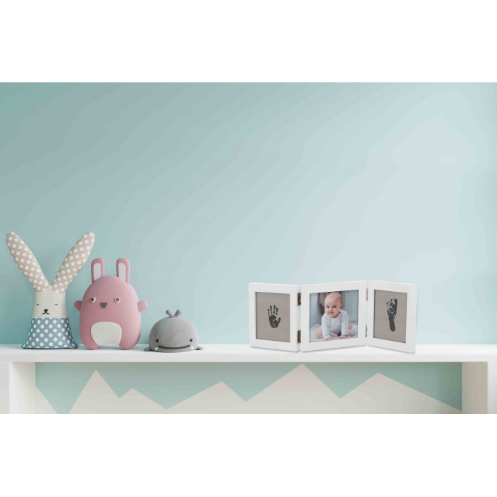 Rama foto cu kit amprenta cu tus - Small - Happy Hands - Dooky