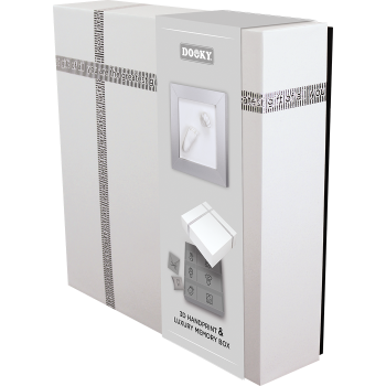 Cutie pentru amintirile bebelusului cu kit amprenta 3D - Dooky Cutie pentru amintirile bebelusului cu kit amprenta 3D - Dooky