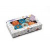 Cadou pentru ocazii speciale - Set 3 sosetute pentru bebelusi - Blueberry Orange Donut - Dooky