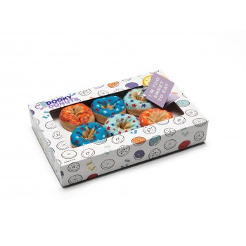 Cadou pentru ocazii speciale - Set 3 sosetute pentru bebelusi - Blueberry Orange Donut - Dooky Cadou pentru ocazii speciale - Set 3 sosetute pentru bebelusi - Blueberry Orange Donut - Dooky