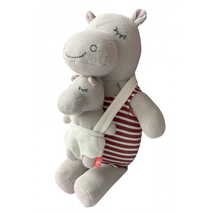 Jucarie din bumbac organic - Hippo - Kikadu Truly Organic