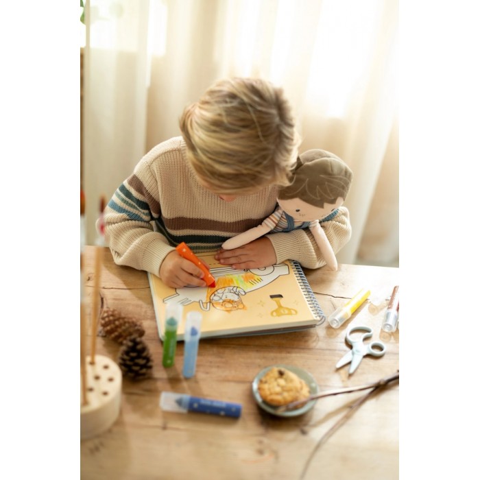 Carioci JIm - set 8 bucati - Multicorored - Little Dutch