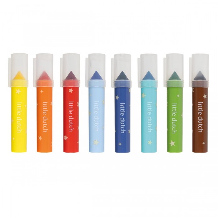 Carioci JIm - set 8 bucati - Multicorored - Little Dutch