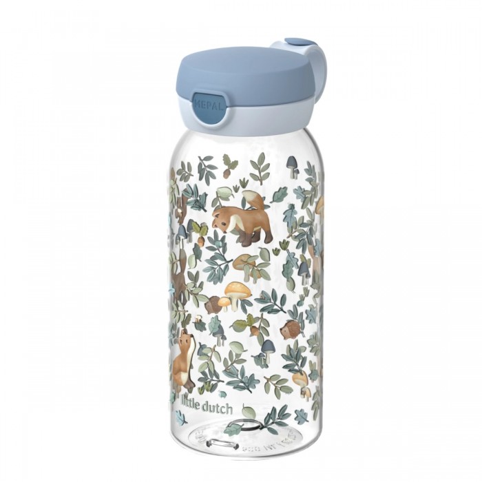 Sticla de apa cu capac flip Campus - 600 ml - Forest Friends - Mepal