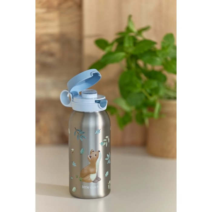 Sticla termos cu capac flip - 500 ml - Forest Friends - Little Dutch