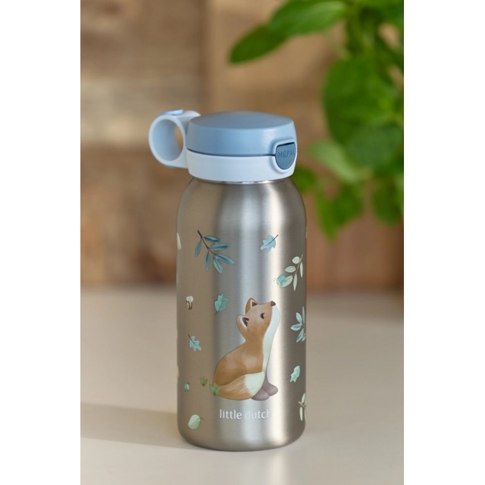 Sticla termos cu capac flip - 500 ml - Forest Friends - Little Dutch