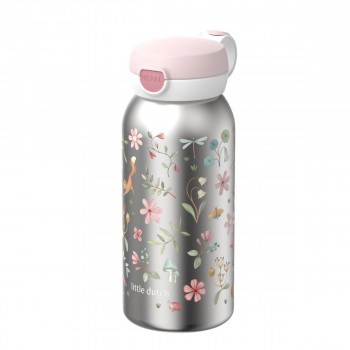 Sticla termos cu capac flip - 500 ml - Fairy Garden - Little Dutch