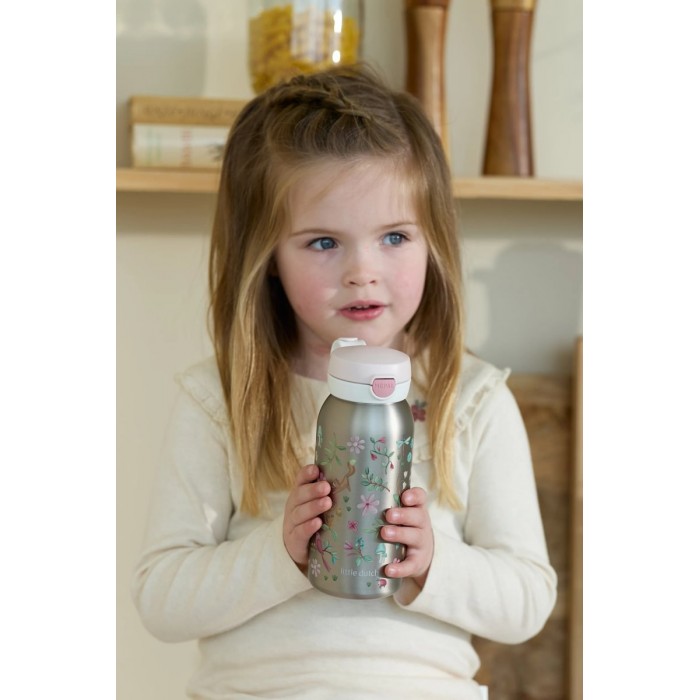 Sticla termos cu capac flip - 500 ml - Fairy Garden - Little Dutch