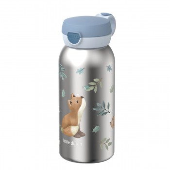 Sticla din inox cu capac flip - 600 ml - Forest Friends - Little Dutch