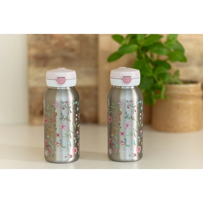 Sticla din inox cu capac flip - 600 ml - Fairy Wonders - Little Dutch