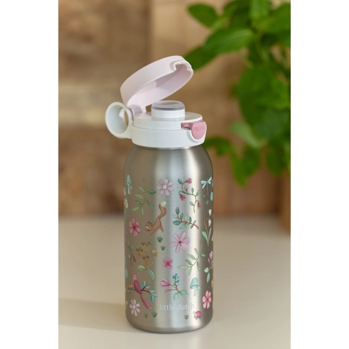 Sticla din inox cu capac flip - 600 ml - Fairy Wonders - Little Dutch