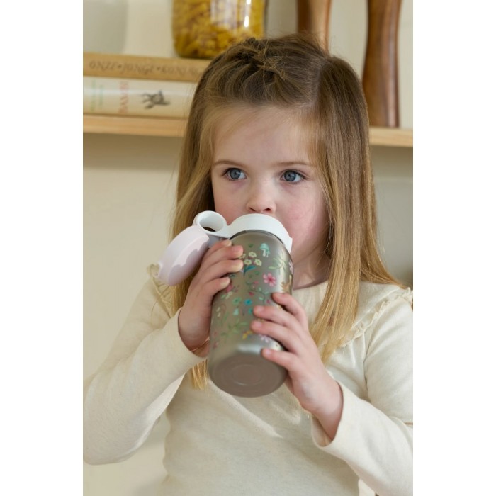 Sticla din inox cu capac flip - 600 ml - Fairy Wonders - Little Dutch