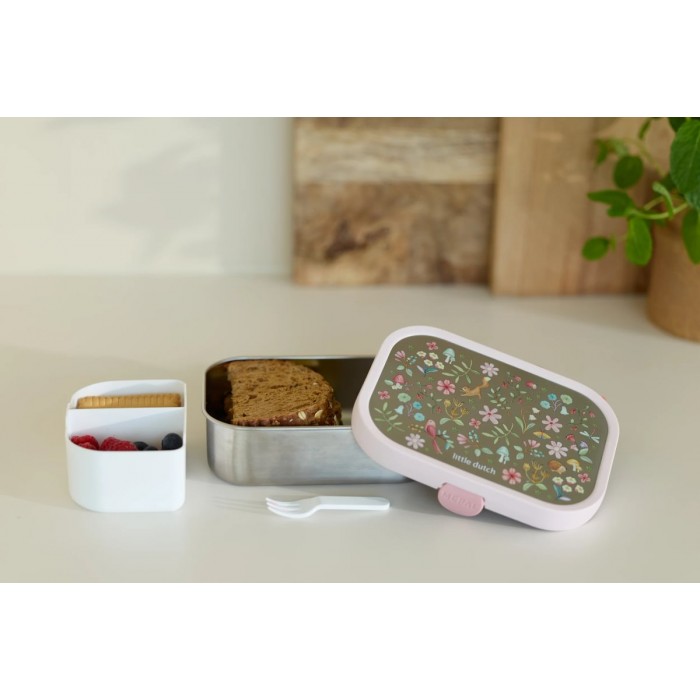 Caserola pentru pranz din otel inoxidabil Bento - Fairy Garden - Little Dutch