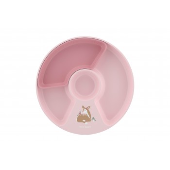 Farfurie compartimentata pentru masa copilului - Fairy Garden - Little Dutch