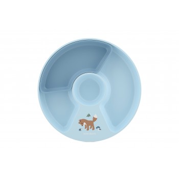 Farfurie compartimentata pentru masa copilului - Forest Friends - Little Dutch