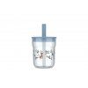 Pahar cu pai si capac - Forest Friends - 250 ml - Little Dutch