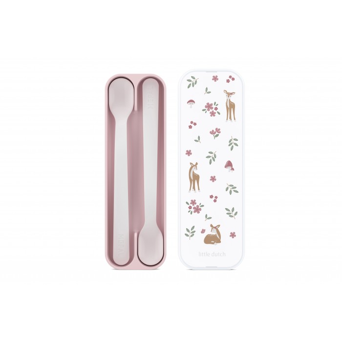 Lingurita pentru bebelusi - set 2 bucati - Fairy Garden - Little Dutch