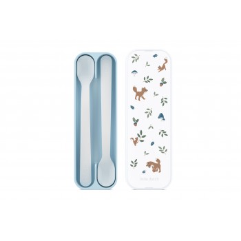 Lingurita pentru bebelusi - set 2 bucati - Forest Friends - Little Dutch Lingurita pentru bebelusi - set 2 bucati - Forest Friends - Little Dutch