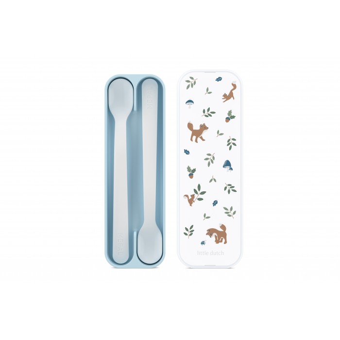 Lingurita pentru bebelusi - set 2 bucati - Forest Friends - Little Dutch