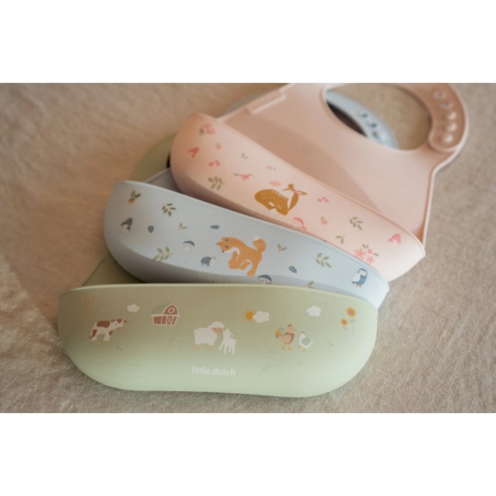 Baveta din silicon - Fairy Garden - Little Dutch