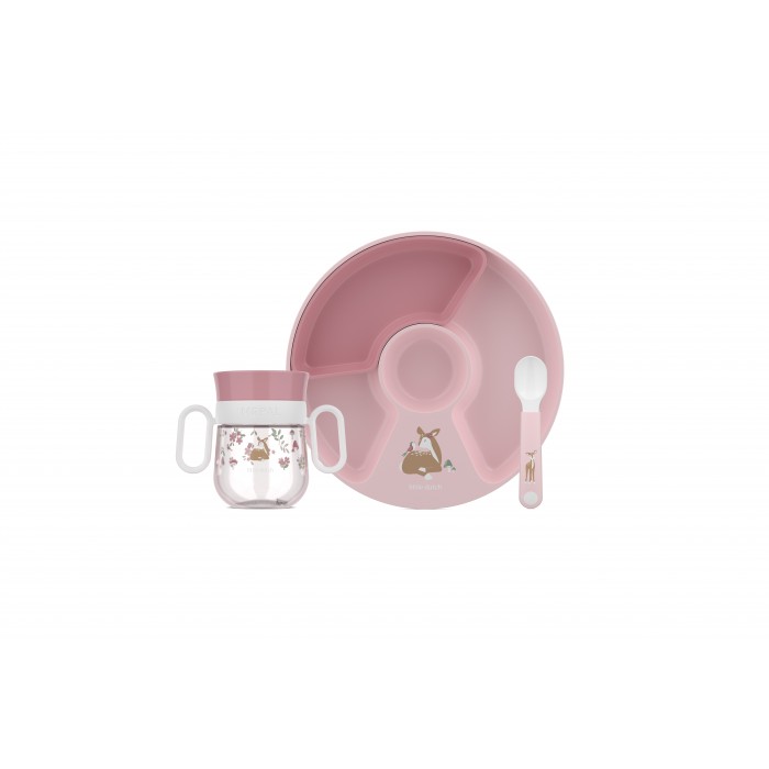 Set pentru masa copilului Mio - 3 piese - Fairy Garden - Little Dutch
