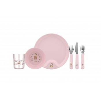 Set pentru masa copilului Mio - 6 piese - Fairy Garden - Little Dutch Set pentru masa copilului Mio - 6 piese - Fairy Garden - Little Dutch