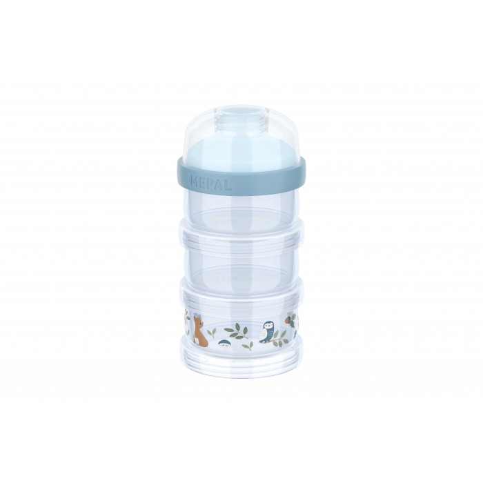 Recipiente stivuibile pentru mancarea bebelusului - set 3 bucati - Forest Friends - Little Dutch