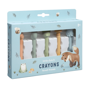 Creioane cerate in forma de anumalute - Forest Friends - Little Dutch Creioane cerate in forma de anumalute - Forest Friends - Little Dutch