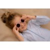 Ochelari de soare pentru copii cu protectie UV400 - Flower Pink - Little Dutch