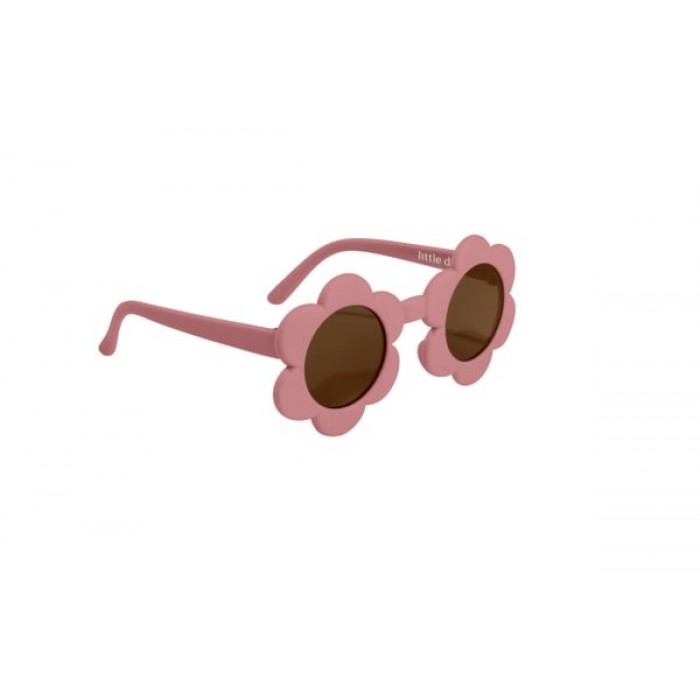 Ochelari de soare pentru copii cu protectie UV400 - Flower Pink - Little Dutch