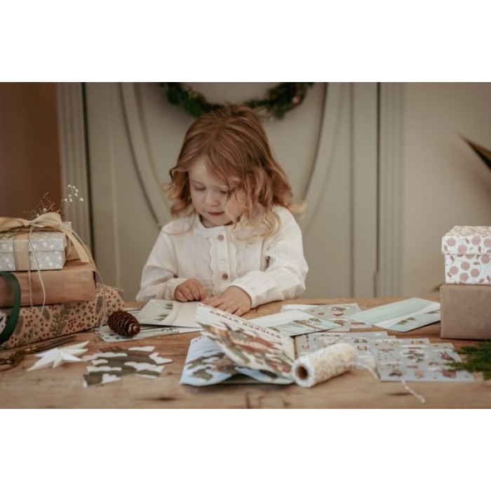 Carte cu sticker - STORY CHRISTMAS - Little Dutch Carte cu sticker - STORY CHRISTMAS - Little Dutch