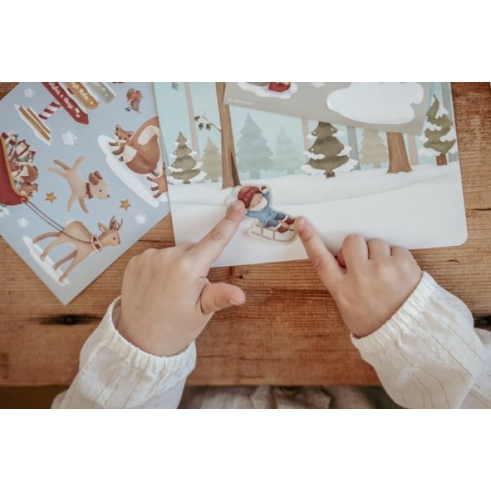 Carte cu sticker - STORY CHRISTMAS - Little Dutch Carte cu sticker - STORY CHRISTMAS - Little Dutch