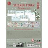 Carte cu sticker - STORY CHRISTMAS - Little Dutch Carte cu sticker - STORY CHRISTMAS - Little Dutch