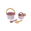 Jucarii pentru plaja - set de 5 piese - Pink Flowers - Little Dutch