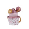 Jucarii pentru plaja - set de 5 piese - Pink Flowers - Little Dutch