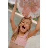 Minge de plaja cu figurina 3D - Floare - Roz - Little Dutch