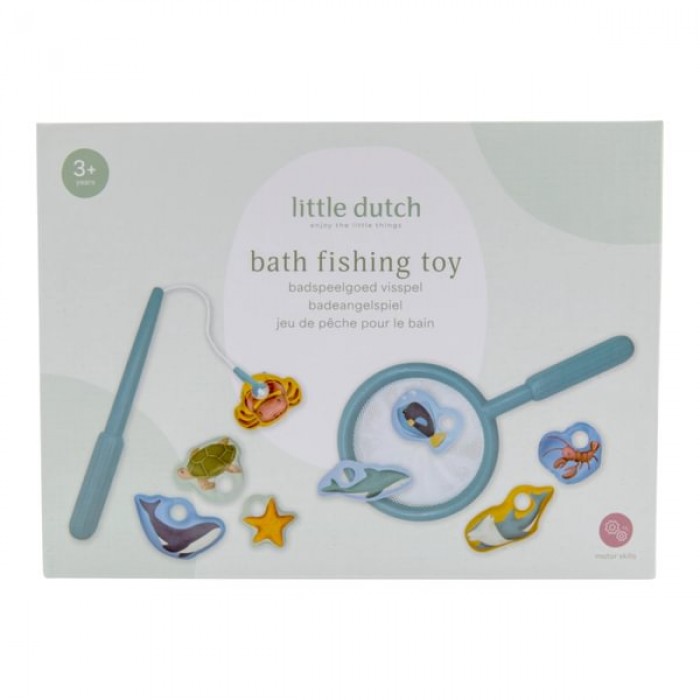 Set de jucarii de baie - joc de pescuit - Boy - Little Dutch Set de jucarii de baie - joc de pescuit - Boy - Little Dutch