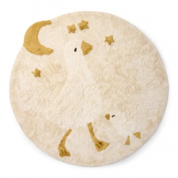Covor tesut din bumbac organic pentru camera copilului - Little Goose - Newborn Naturals - Little Dutch