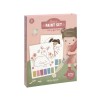 Carte de pictat cu acuarele si stickere - Rosa Fairy Garden - Little Dutch