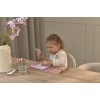 Carte de pictat cu acuarele si stickere - Rosa Fairy Garden - Little Dutch