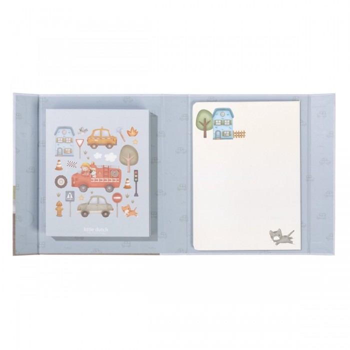 Carte magnetica cu figurine - Jim Vehicles - Little Dutch