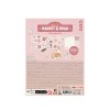 Carte magnetica cu figurine - Rosa Fairy Garden - Little Dutch