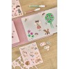 Carte magnetica cu figurine - Rosa Fairy Garden - Little Dutch
