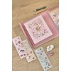 Set de colorat cu carte, creioane si stickere - Rosa Fairy Garden - Little Dutch