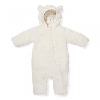 Salopeta captusita cu gluga din material teddy - Baby Bunny - Off White - Little Dutch Salopeta captusita cu gluga din material teddy - Baby Bunny - Off White - Little Dutch