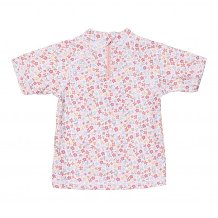 Tricou cu protectie UV 50+ - Summer Flowers  - Little Dutch