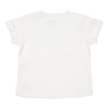 Tricou cu maneca scurta cu volanase din bumbac organic - Little Goose - Walking White - Little Dutch